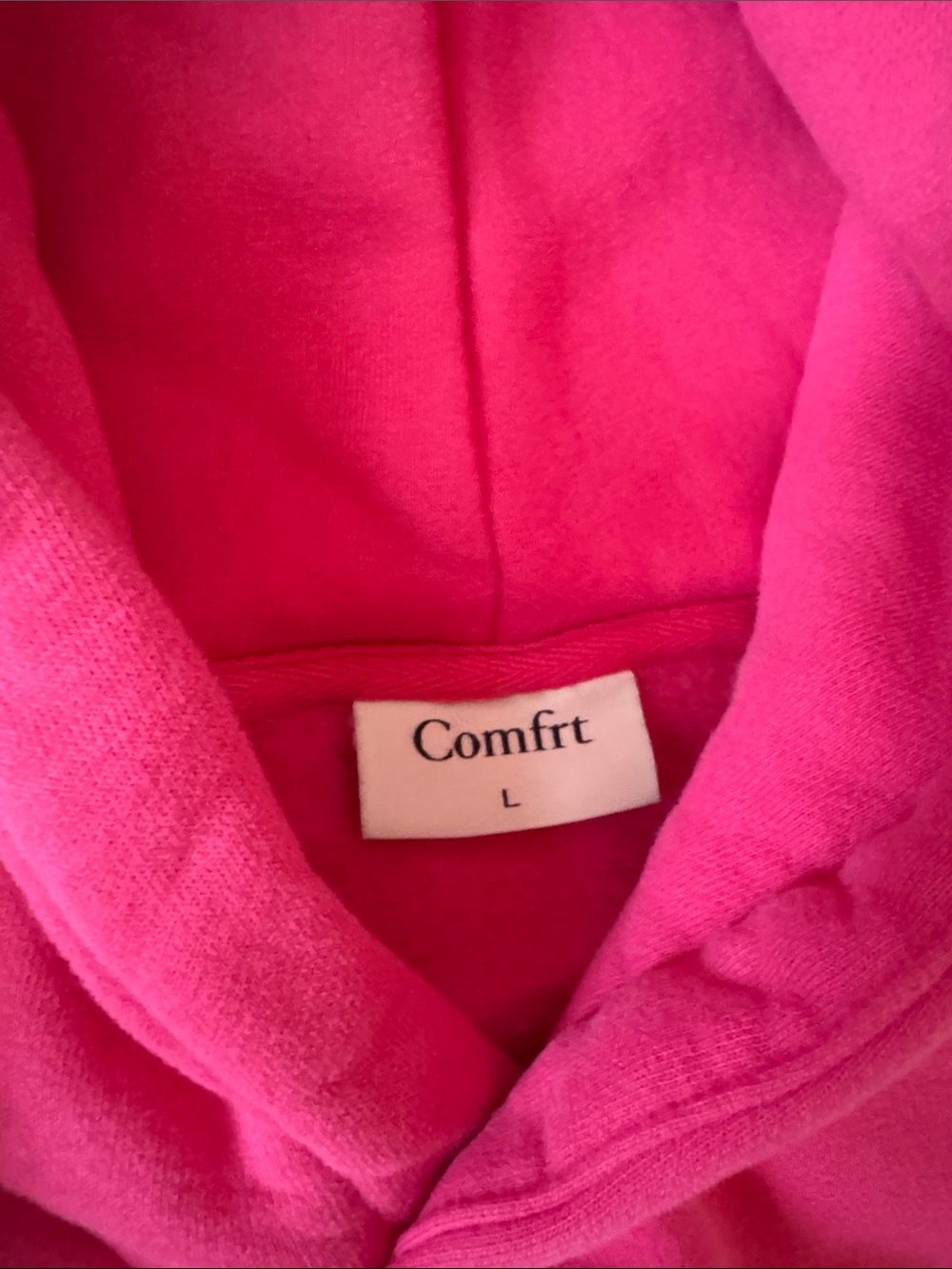 Comfrt Bright Pink Hoodie & Shorts Set - Picture 6 of 9